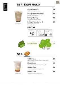 harga franchise Kopi Nako